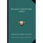 Kusaien Scriptures (1902) - Paperback