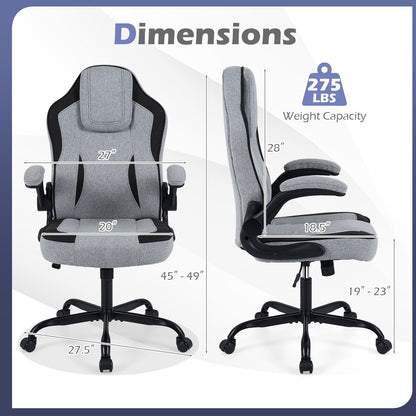Ergonomic Computer Office Chair with 90¬∞ Flip-up Armrests