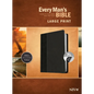 Every Man's Bible NIV, Large Print, Tutone - Imitation Leather