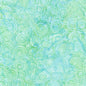 Essence Circle in Circle-Teal Aqua Batik 44"/45" Fabric Per Yard