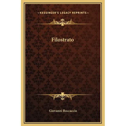 Filostrato - Hardcover