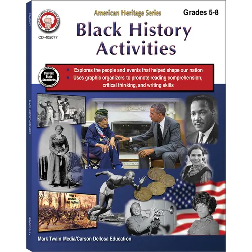 Black History Activities Workbook, Grades 5 - 8: American Heritage Series - Paperback
