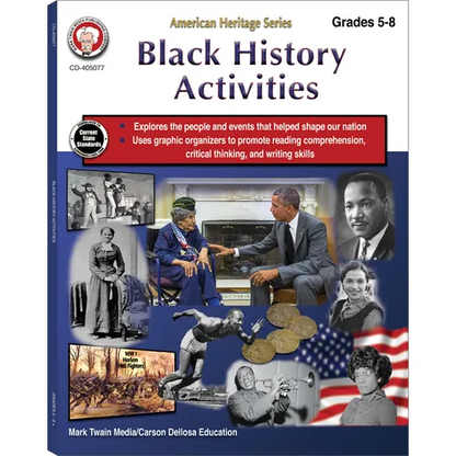 Black History Activities Workbook, Grades 5 - 8: American Heritage Series - Paperback