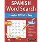 Spanish Word Search - Level of Difficulty: Easy - Vol.1 - Delta Classics - Give Your Eyes a Rest with the Easiest to Read Puzzles on the Market! - Paperback