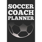 Soccer Coach: Black Coach Book for Soccer Game Planning and Training - Paperback