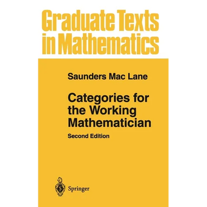 Categories for the Working Mathematician - Hardcover