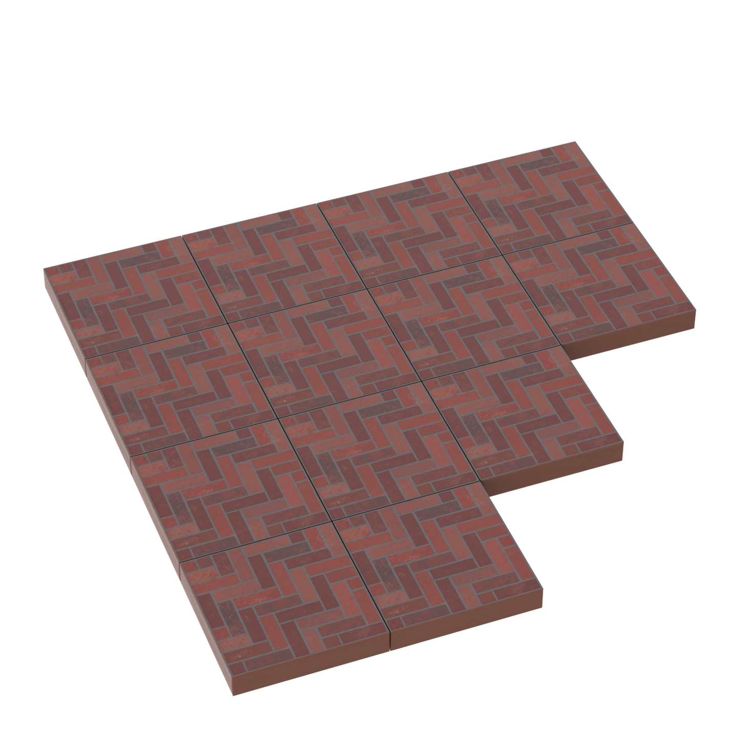 Brick Floor Tile - Custom Printed - Made Using a LEGO® Tile
