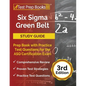 Six Sigma Green Belt Study Guide: Prep Book with Practice Test Questions for the ASQ Certification Exam [3rd Edition] - Paperback