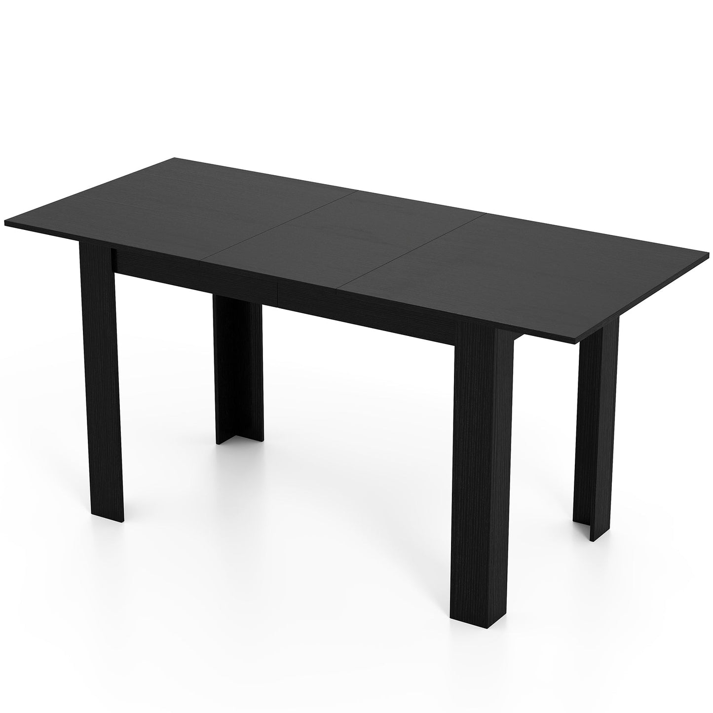Extendable Dining Table for 4-8 People 47"-62" Large Rectangular Kitchen Table