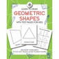 Learn to Draw Geometric Shapes With Test Pages for Kids: Geometry Activity Worksheets to Cut Out, Trace & Lean To Draw Shapes - Paperback