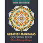 Greatest Mandalas Coloring Book: An Adult Coloring Book, Stress Relieving Design for Relaxation and Happiness - Paperback