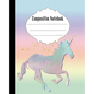 Composition Notebook: Unicorn Composition Notebook Wide Ruled 7.5 x 9.25 in, 100 pages book for kids, teens, school, students and teachers - Paperback