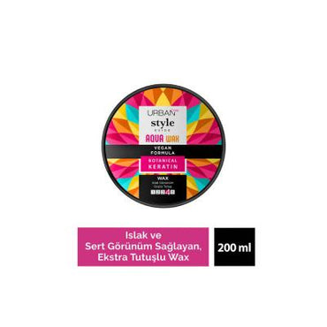 Urban Care Hair Wax - Vegan Styling Wax for Wet & Firm Look, Cruelty-Free & Paraben-Free