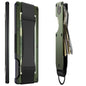 New Metal Card Bag Carbon Fiber Wallet Wallet RFID Anti-theft Swiping Blocking Technology