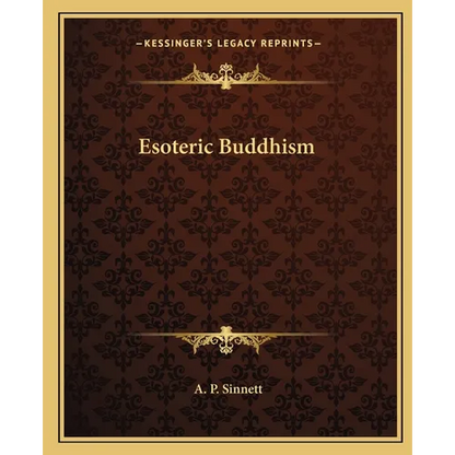 Esoteric Buddhism - Paperback