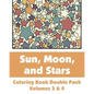 Sun, Moon, and Stars Coloring Book Double Pack (Volumes 3 & 4) - Paperback