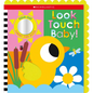 Look Touch Baby! (a Fold-Out Tummy Time Book) - Paperback