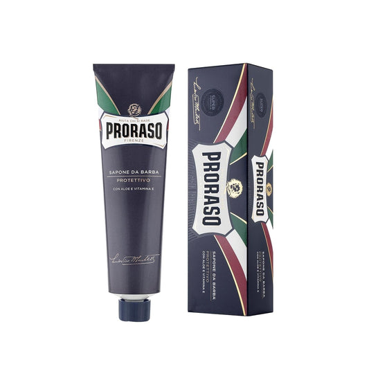 Proraso Aloe Vera Enriched Shaving Cream for Sensitive Skin - 150ml, Gentle Shaving Experience, Soothes & Moisturizes