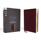 Nasb, Thinline Bible, Large Print, Bonded Leather, Burgundy, Red Letter Edition, 1995 Text, Comfort Print - Bonded Leather
