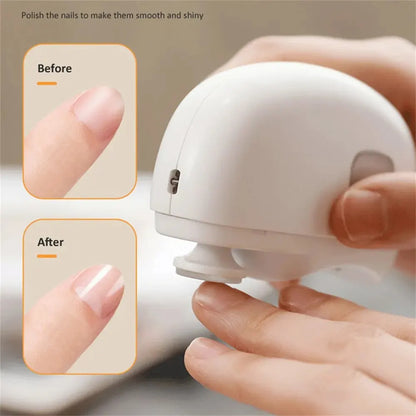 2-in-1 Rechargeable Electric Nail Clipper and Polisher