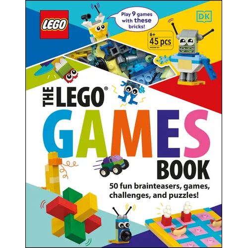 The Lego Games Book: 50 Fun Brainteasers, Games, Challenges, and Puzzles! - Hardcover