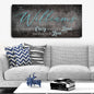 Crazy Lousd Lave Family Name Sign