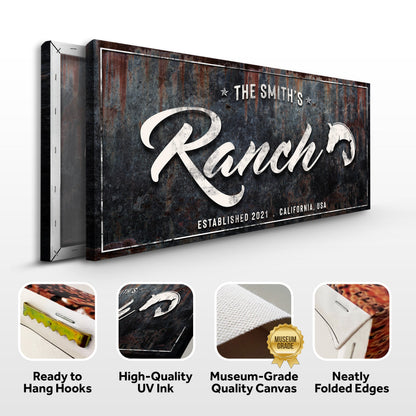 Family Ranch Sign