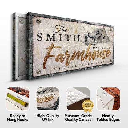 Rustic Horse Farmhouse Sign III
