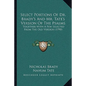 Select Portions Of Dr. Brady's And Mr. Tate's Version Of The Psalms: Together With A Few Selected From The Old Version (1790) - Paperback