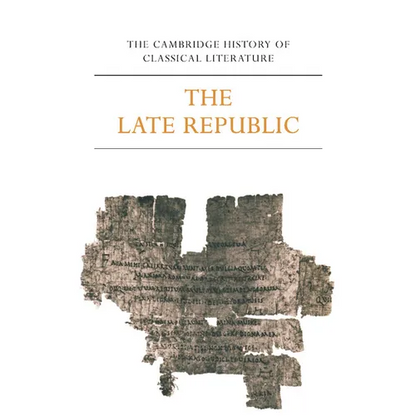 Late Republic: Volume 2 - Paperback