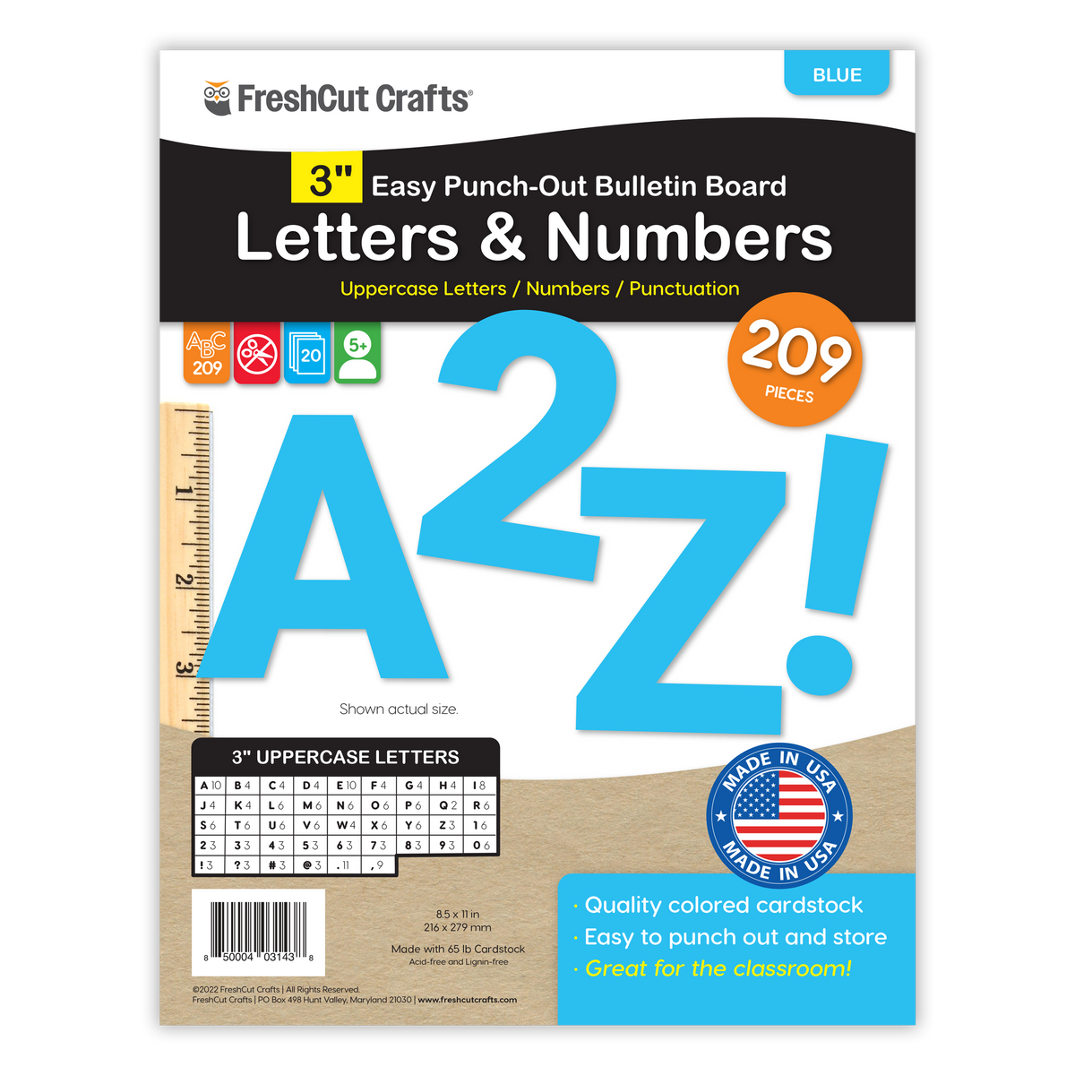 Bulletin Board Letters – 3 inch