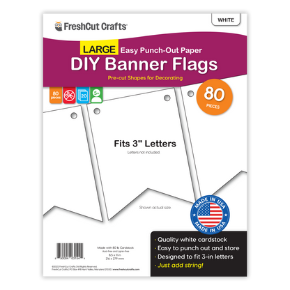 Large DIY Banner Flags