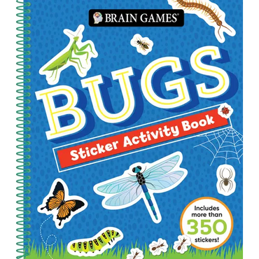 Brain Games - Sticker Activity Book: Bugs - Spiral