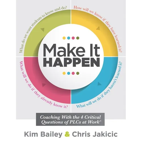 Make It Happen: Coaching with the Four Critical Questions of Plcs at Work(r) (Professional Learning Community Strategies for Instructional Coaches) - Paperback