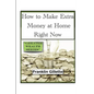 How to Make Extra Money at Home Right Now - Paperback