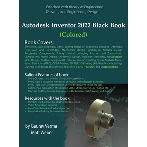 Autodesk Inventor 2022 Black Book (Colored) - Hardcover