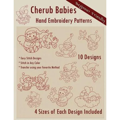 Cherub Babies Hand Embroidery Patterns - Paperback