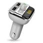 Wireless FM Transmitter 3.4A USB Car Charger Hands-free Call MP3 Player TF Card USB Disk Reader