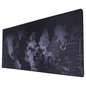 World Map Gaming Mouse Pad 31.0"x11.5" (3.0mm) - Non-Slip Rubber Base, Durable Stitched Edges, Smooth Surface