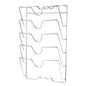 Mounted Pot Lid Rack Pot Cover Organizer Holder for Cabinet Door Wall 5 Lids