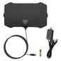 UHF/VHF HDTV Antenna 100 Miles Digital Amplified Indoor 1080P HD TV Antenna Aerial Freeview TV Channels 10ft Coax Cable