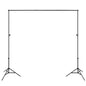 6.5 x 10ft Photo Video Studio Backdrop Background Stand Adjustable Heavy Duty Photography Backdrop Support Stand Set with Carrying Bag Clamps