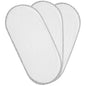 3Pcs Waterproof Changing Pad Liners Washable Reusable Changing Pad Cover Liners Cotton Surface Bassinet Changing Pad For Baby
