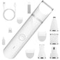 4 In 1 Electric Pet Dog Cat Grooming Kit Cordless Rechargeable Pet Hair Trimmer Shaver Set Low Noise Nail Grinder with 4 Guide Combs