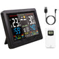 Wireless Weather Station Alarm Clock with Thermometer, Humidity, and Frost Alert