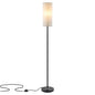 74.8in Tall Floor Lamp, 3200K Warm Yellow Light, Modern, Foot Switch, 6W Bulb - Bedroom & Living Room Decorative Standing Lamp
