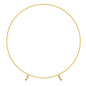 7.3FT Metal Round Balloon Arch Reusable Circle Backdrop Stand Large Wedding Party Arch Frame with Balloon Tools for Wedding Birthday Party Photo Backg