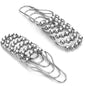 Curved Shower Curtain Rod Stainless Steel Rod L Shaped Stretchable Rod Bathroom Tub Closet Corner Rack Silver