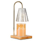 Electric Wax Melt Warmer Lamp Dimmable Fragrance Warmer Wax Candle Melter with 2 GU10 Bulbs 3-7in Adjustable Height 360º Rotatable