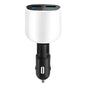 Dual USB Car Charger 17W 3.4A Phone Tablet Cigarette Lighter Charger USB Charging Adapter w/ Low Voltage LED Display For iPhone XS/iPhone XS Max/Galax